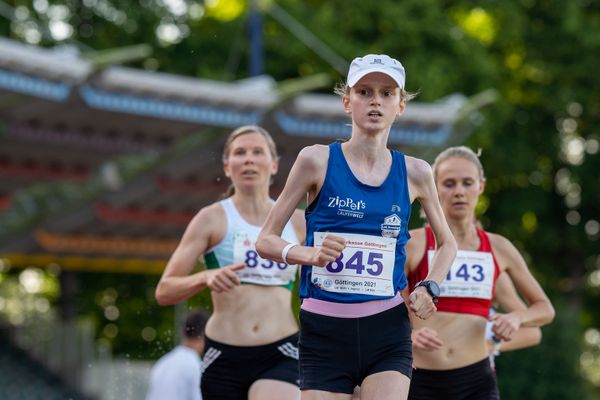 Nele Wellbrock (SH/Leichtathletikclub Kronshagen) am 19.06.2021 waehrend den NLV + BLV Landesmeisterschaften im Jahnstadion in Göttingen