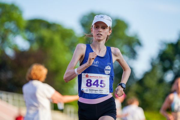 Nele Wellbrock (SH/Leichtathletikclub Kronshagen) am 19.06.2021 waehrend den NLV + BLV Landesmeisterschaften im Jahnstadion in Göttingen