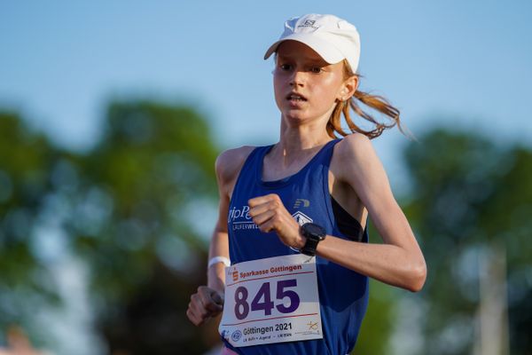 Nele Wellbrock (SH/Leichtathletikclub Kronshagen) am 19.06.2021 waehrend den NLV + BLV Landesmeisterschaften im Jahnstadion in Göttingen