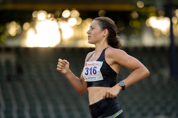 Naima Madlen Diesner (LG Goettingen) am 19.06.2021 waehrend den NLV + BLV Landesmeisterschaften im Jahnstadion in Göttingen