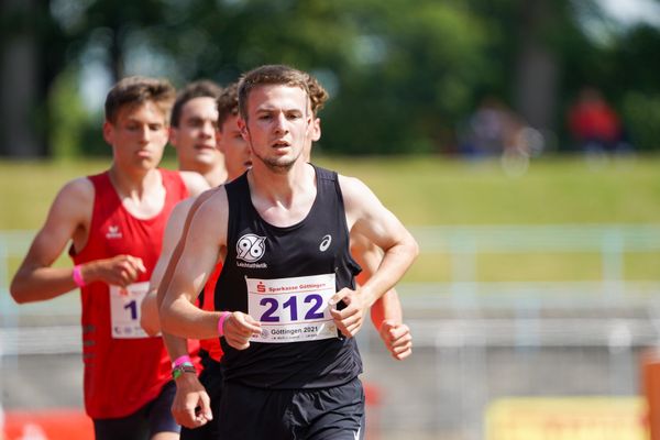 Felix Zupke (Hannover 96) ueber 3000m am 20.06.2021 waehrend den NLV + BLV Landesmeisterschaften im Jahnstadion in Göttingen