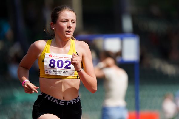 Marit Schute (VfL Loeningen) am 20.06.2021 waehrend den NLV + BLV Landesmeisterschaften im Jahnstadion in Göttingen