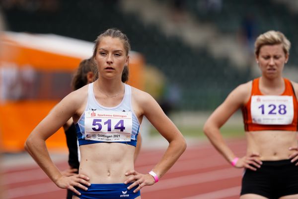 Carolin Bothe (OTB Osnabrueck) am 20.06.2021 waehrend den NLV + BLV Landesmeisterschaften im Jahnstadion in Göttingen