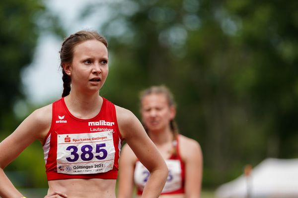 Nina Gruendel (LG Osnabrueck) am 20.06.2021 waehrend den NLV + BLV Landesmeisterschaften im Jahnstadion in Göttingen