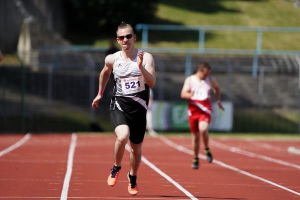 Paul Raub (Rukeli Trollmann e. V.) am 20.06.2021 waehrend den NLV + BLV Landesmeisterschaften im Jahnstadion in Göttingen
