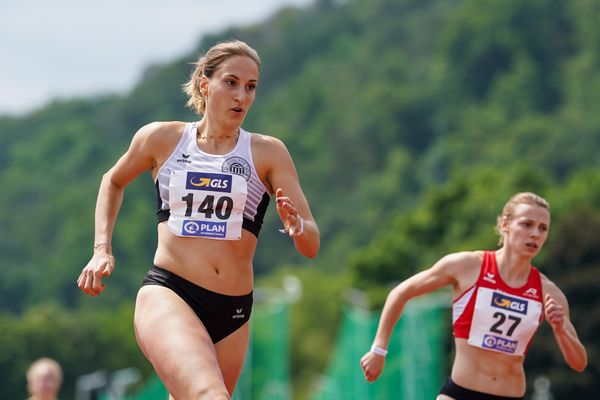 Elena Kelety (LT DSHS Koeln) am 26.06.2021 waehrend den deutschen U23 Leichtathletik-Meisterschaften 2021 im Stadion Oberwerth in Koblenz