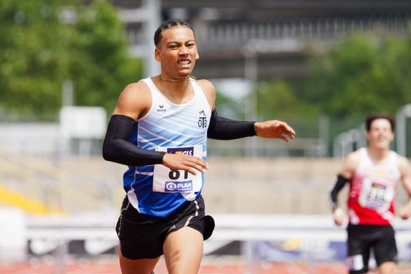 Jordan Gordon (OTB Osnabrueck) am 26.06.2021 waehrend den deutschen U23 Leichtathletik-Meisterschaften 2021 im Stadion Oberwerth in Koblenz