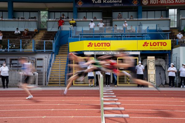 Stadion Oberwerth am 26.06.2021 waehrend den deutschen U23 Leichtathletik-Meisterschaften 2021 im Stadion Oberwerth in Koblenz