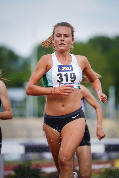 Lisa Vogelgesang (Eintracht Hildesheim) am 26.06.2021 waehrend den deutschen U23 Leichtathletik-Meisterschaften 2021 im Stadion Oberwerth in Koblenz