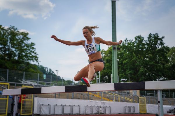 Lisa Vogelgesang (Eintracht Hildesheim) am 26.06.2021 waehrend den deutschen U23 Leichtathletik-Meisterschaften 2021 im Stadion Oberwerth in Koblenz