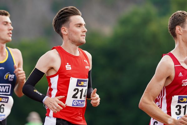 Max Nores (LG Olympia Dortmund) am 26.06.2021 waehrend den deutschen U23 Leichtathletik-Meisterschaften 2021 im Stadion Oberwerth in Koblenz