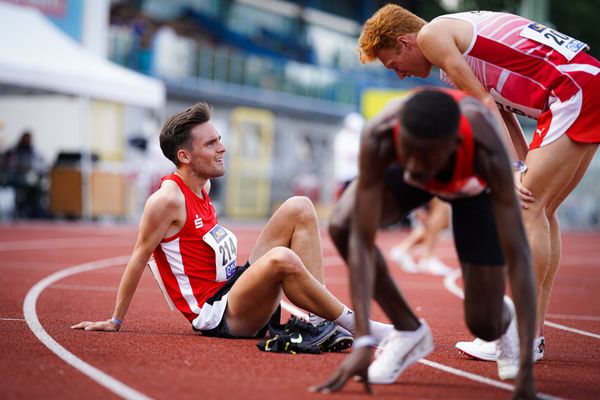 Max Nores (LG Olympia Dortmund) am 26.06.2021 waehrend den deutschen U23 Leichtathletik-Meisterschaften 2021 im Stadion Oberwerth in Koblenz