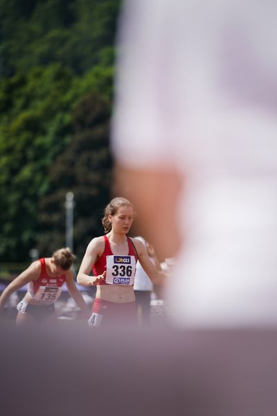 Louise Wieland (Hamburger SV) am 27.06.2021 waehrend den deutschen U23 Leichtathletik-Meisterschaften 2021 im Stadion Oberwerth in Koblenz