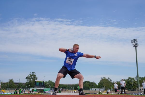 Eric Maihoefer (VfL Sindelfingen) am 27.06.2021 waehrend den deutschen U23 Leichtathletik-Meisterschaften 2021 im Stadion Oberwerth in Koblenz