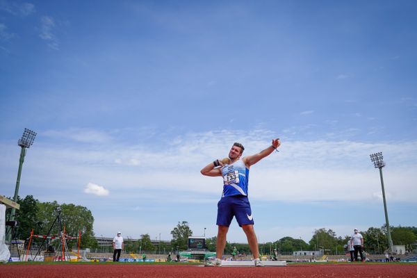 Mika Jokschat (Polizei SV Eutin) am 27.06.2021 waehrend den deutschen U23 Leichtathletik-Meisterschaften 2021 im Stadion Oberwerth in Koblenz