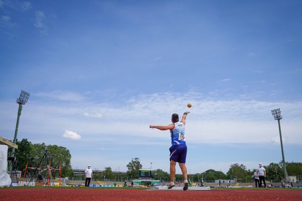 Mika Jokschat (Polizei SV Eutin) am 27.06.2021 waehrend den deutschen U23 Leichtathletik-Meisterschaften 2021 im Stadion Oberwerth in Koblenz