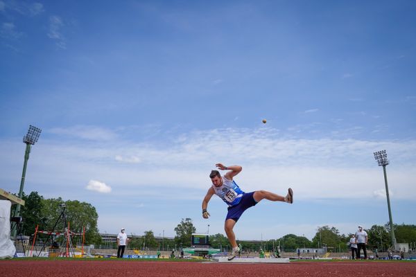 Mika Jokschat (Polizei SV Eutin) am 27.06.2021 waehrend den deutschen U23 Leichtathletik-Meisterschaften 2021 im Stadion Oberwerth in Koblenz