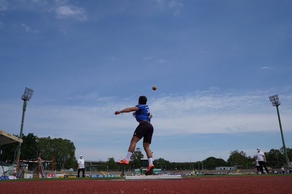 Robin Vrbek (VfL Sindelfingen) am 27.06.2021 waehrend den deutschen U23 Leichtathletik-Meisterschaften 2021 im Stadion Oberwerth in Koblenz