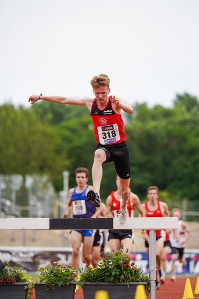 Linus Vennemann (LG Osnabrueck) am 27.06.2021 waehrend den deutschen U23 Leichtathletik-Meisterschaften 2021 im Stadion Oberwerth in Koblenz