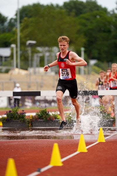 Linus Vennemann (LG Osnabrueck) am 27.06.2021 waehrend den deutschen U23 Leichtathletik-Meisterschaften 2021 im Stadion Oberwerth in Koblenz