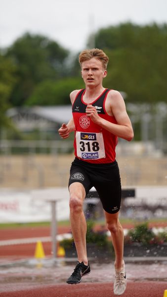 Linus Vennemann (LG Osnabrueck) am 27.06.2021 waehrend den deutschen U23 Leichtathletik-Meisterschaften 2021 im Stadion Oberwerth in Koblenz