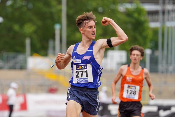 Velten Schneider (VfL Sindelfingen) am 27.06.2021 waehrend den deutschen U23 Leichtathletik-Meisterschaften 2021 im Stadion Oberwerth in Koblenz