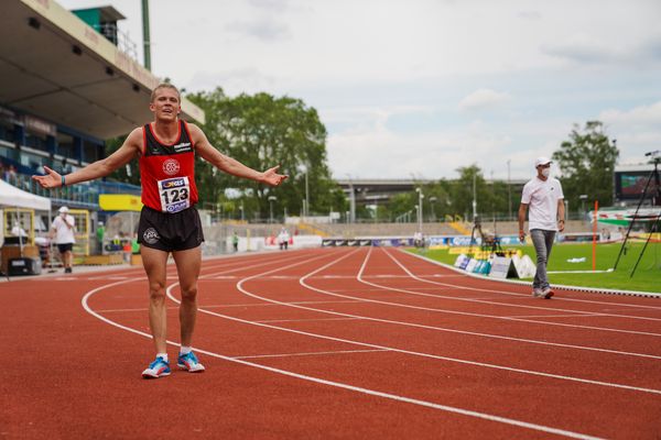 Nils Huhtakangas (LG Osnabrueck) am 27.06.2021 waehrend den deutschen U23 Leichtathletik-Meisterschaften 2021 im Stadion Oberwerth in Koblenz