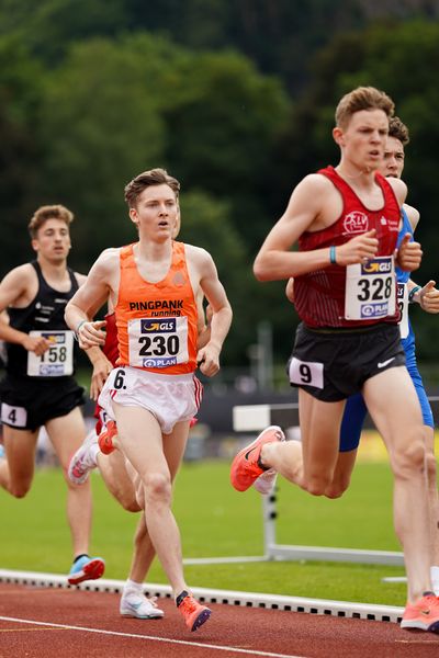 Maximilian Pingpank (Hannover Athletics) im 1500m Finale am 27.06.2021 waehrend den deutschen U23 Leichtathletik-Meisterschaften 2021 im Stadion Oberwerth in Koblenz