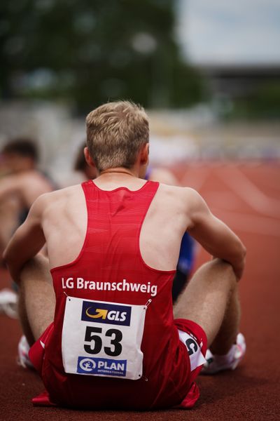 Max Dieterich (LG Braunschweig) im 1500m Finale am 27.06.2021 waehrend den deutschen U23 Leichtathletik-Meisterschaften 2021 im Stadion Oberwerth in Koblenz