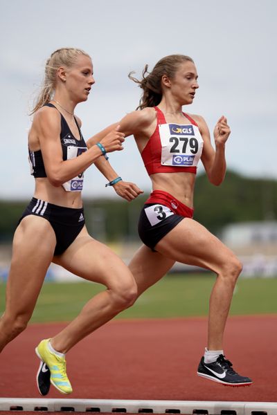 Sarah Fleur Schulze (VfL Eintracht Hannover) am 27.06.2021 waehrend den deutschen U23 Leichtathletik-Meisterschaften 2021 im Stadion Oberwerth in Koblenz