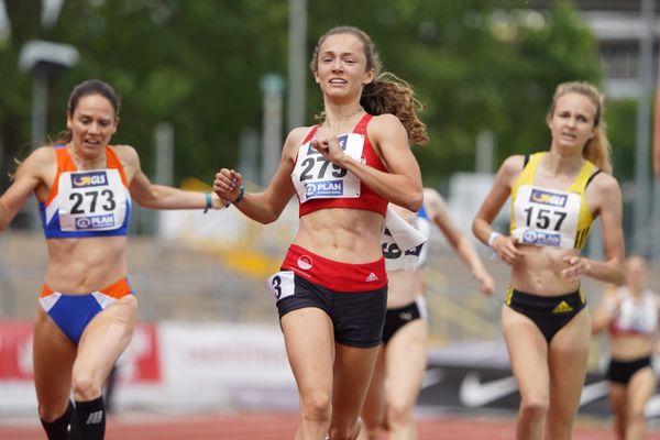 Sarah Fleur Schulze (VfL Eintracht Hannover) am 27.06.2021 waehrend den deutschen U23 Leichtathletik-Meisterschaften 2021 im Stadion Oberwerth in Koblenz