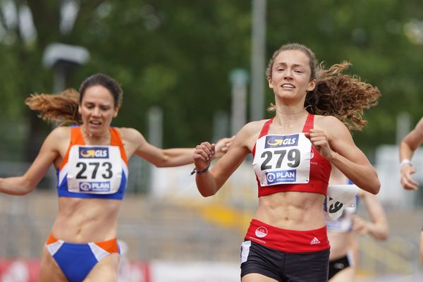 Sarah Fleur Schulze (VfL Eintracht Hannover) am 27.06.2021 waehrend den deutschen U23 Leichtathletik-Meisterschaften 2021 im Stadion Oberwerth in Koblenz