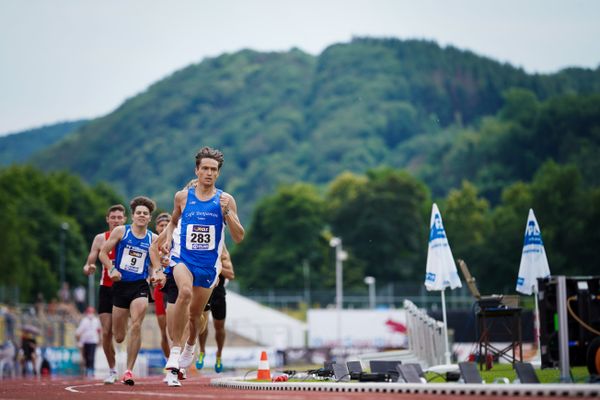 Oskar Schwarzer (TV Gross-Gerau) am 27.06.2021 waehrend den deutschen U23 Leichtathletik-Meisterschaften 2021 im Stadion Oberwerth in Koblenz