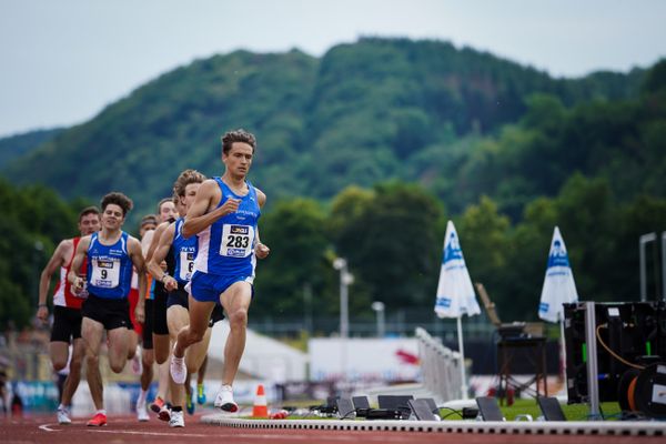 Oskar Schwarzer (TV Gross-Gerau) am 27.06.2021 waehrend den deutschen U23 Leichtathletik-Meisterschaften 2021 im Stadion Oberwerth in Koblenz