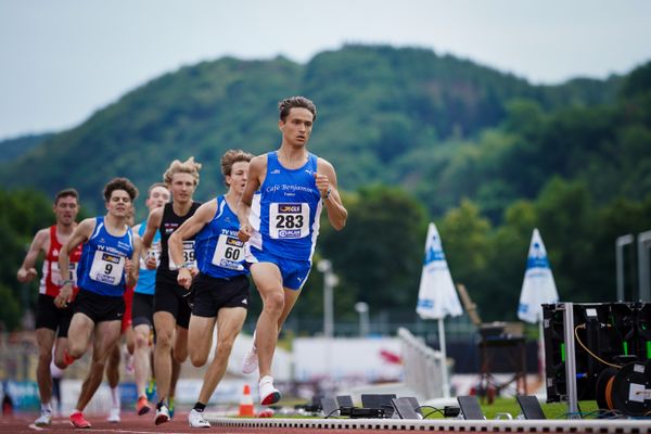 Oskar Schwarzer (TV Gross-Gerau) am 27.06.2021 waehrend den deutschen U23 Leichtathletik-Meisterschaften 2021 im Stadion Oberwerth in Koblenz