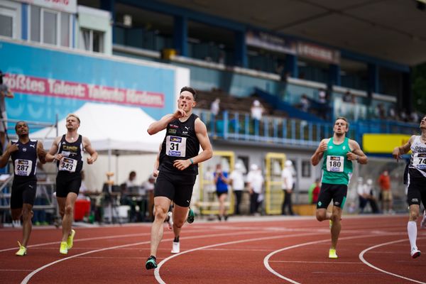 Luis Brandner (LC Top Team Thueringen) am 27.06.2021 waehrend den deutschen U23 Leichtathletik-Meisterschaften 2021 im Stadion Oberwerth in Koblenz