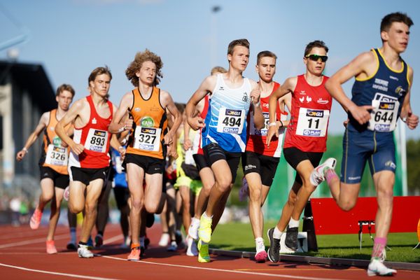 Jonas Kulgemeyer (OTB Osnabrueck) am 30.07.2021 waehrend den deutschen Leichtathletik-Jugendmeisterschaften 2021 in Rostock