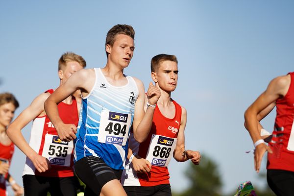 Jonas Kulgemeyer (OTB Osnabrueck) am 30.07.2021 waehrend den deutschen Leichtathletik-Jugendmeisterschaften 2021 in Rostock