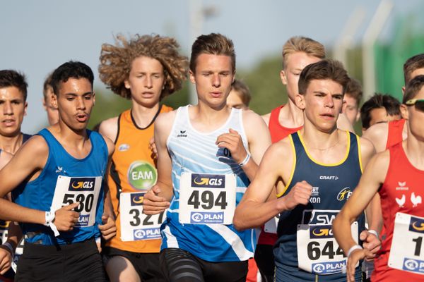 Jonas Kulgemeyer (OTB Osnabrueck) am 30.07.2021 waehrend den deutschen Leichtathletik-Jugendmeisterschaften 2021 in Rostock