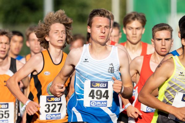 Jonas Kulgemeyer (OTB Osnabrueck) am 30.07.2021 waehrend den deutschen Leichtathletik-Jugendmeisterschaften 2021 in Rostock