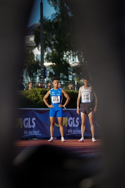 Felix Becker (TV Wattenscheid 01) ueber 5000m am 30.07.2021 waehrend den deutschen Leichtathletik-Jugendmeisterschaften 2021 in Rostock