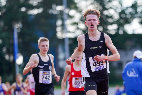 Deutscher Jugendvizemeister ueber 1500m Tammo Doerner (SV Nordenham) am 31.07.2021 waehrend den deutschen Leichtathletik-Jugendmeisterschaften 2021 in Rostock (Tag 2)