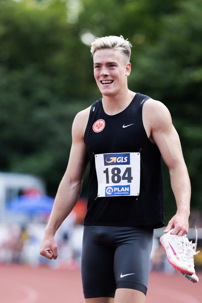 Jannis Wolff (Eintracht Frankfurt e.V.) am 21.08.2021 bei den Deutschen Meisterschaften Mehrkampf im Auestadion in Wesel (Tag 2)