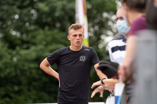 Tyl Rozok (Hannover 96) am 21.08.2021 bei den Deutschen Meisterschaften Mehrkampf im Auestadion in Wesel (Tag 2)