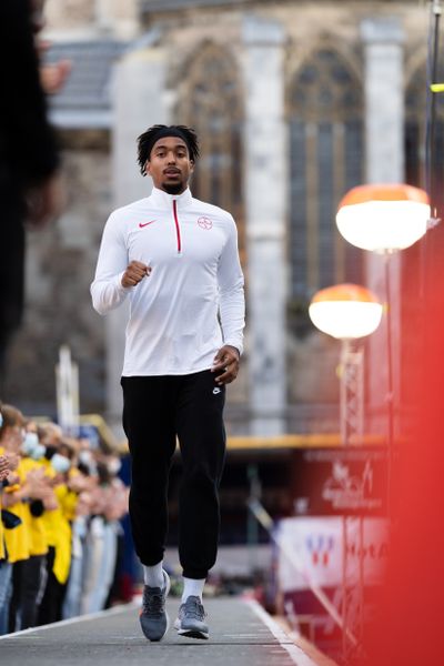 Bo Kanda Lita Baehre (TSV Bayer 04 Leverkusen) am 22.09.2021 beim NetAachen-Domspringen 2021 auf dem Katschhof in Aachen