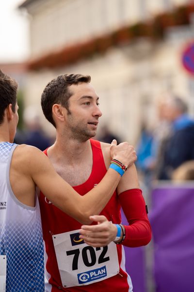 Maximilian Thorwirth (SFD 75 Duesseldorf-Süd) am 31.10.2021 waehrend der DM 10km Strasse in Uelzen