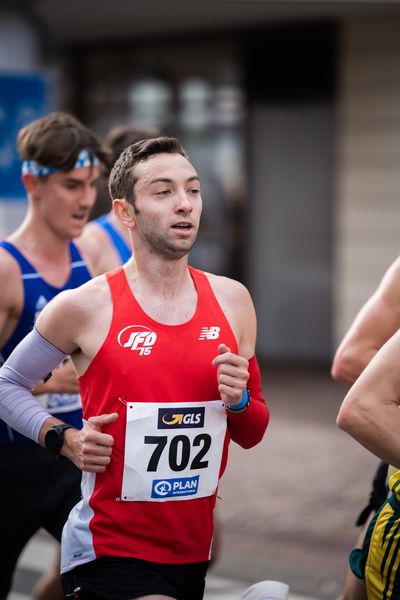 Maximilian Thorwirth (SFD 75 Duesseldorf-Süd) am 31.10.2021 waehrend der DM 10km Strasse in Uelzen