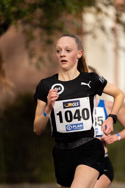 Nele Heymann (TuS Haren) am 31.10.2021 waehrend der DM 10km Strasse in Uelzen