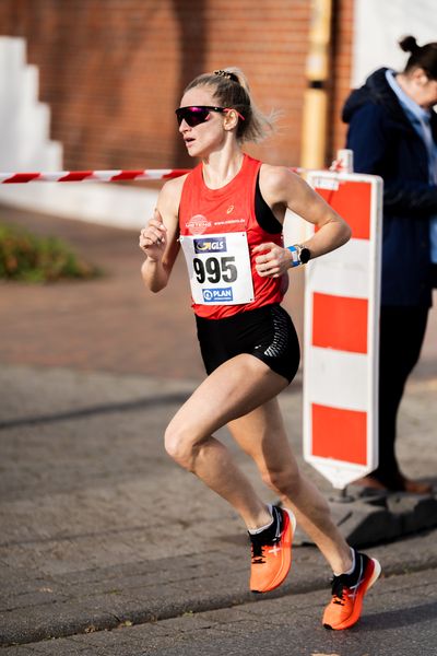 Kristina Hendel (LG Braunschweig) am 31.10.2021 waehrend der DM 10km Strasse in Uelzen