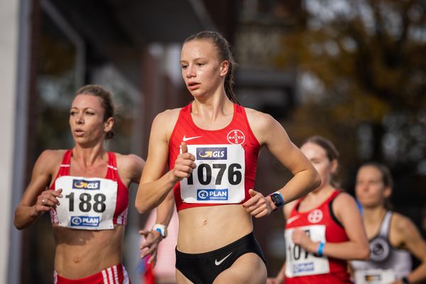 Berit Scheid (TSV Bayer 04 Leverkusen) am 31.10.2021 waehrend der DM 10km Strasse in Uelzen